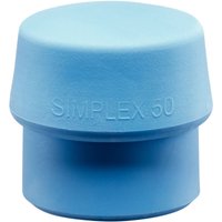 Halder - Schonhammerkopf simplex Kopf-Ø 80 mm TPE-soft blau weich von Halder