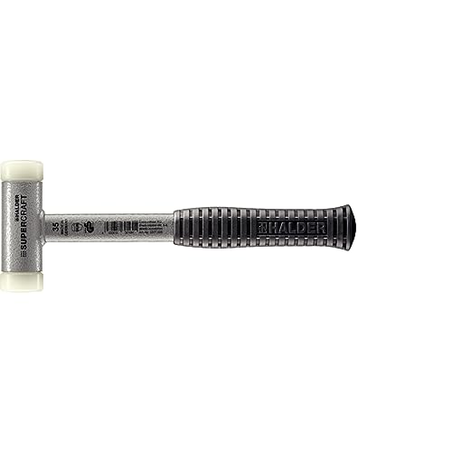 Supercraft Schonhammer, mit bruchsicherem Stahlrohrstiel und ergonomisch geformtem, rutschsicherem Griff | D=35 mm | 3377.035 von HALDER