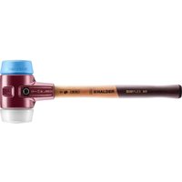 SIMPLEX-Schonhammer, TPE-soft / Superplastik mit Tempergussgehäuse und hochwertigem Holzstiel D=80 mm 3017.080 von Halder