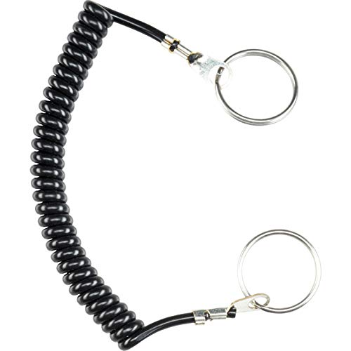 Halteseile/spiralförmig, mit Befestigungsringen | l1=100 mm / l2 max.=600 mm / Thermoplast PUR, schwarz | 22400.0980 Halteseile/spiralförmig, mit Befestigungsringen | l1=100 mm / l2 max.=600 mm / Thermoplast PUR, schwarz | 22400.0980 von HALDER