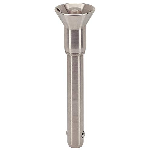 Kugelsperrbolzen, selbstsichernd, mit Schutzgriff | d1=16 mm / l1=80 mm / Rostfreier Stahl 1.4542, ausscheidungsgehärtet | 22350.1081 Kugelsperrbolzen, selbstsichernd, mit Schutzgriff | d1=16 mm / l1=80 mm / Rostfreier Stahl 1.4542, ausscheidungsgehärtet | 22350.1081 von HALDER
