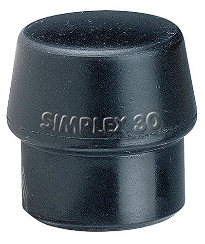Schonhammerkopf D.40mm mittelhart sw f.Simplex HALDER von HALDER