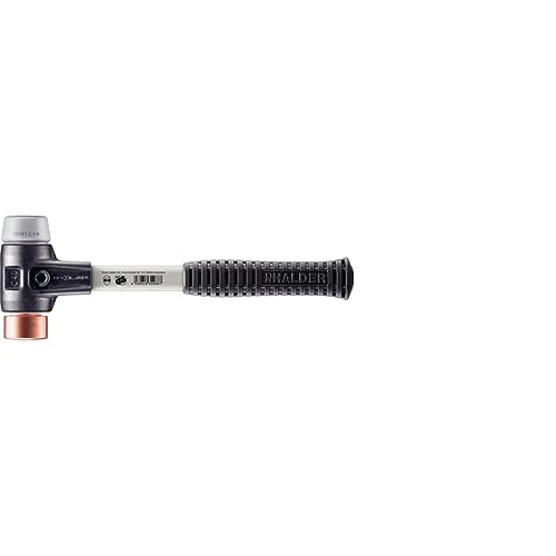 Simplex Schonhammer, TPE-mid / Kupfer; mit verstärktem Tempergussgehäuse und Fiberglasstiel | D=40 mm | 3734.040 von HALDER
