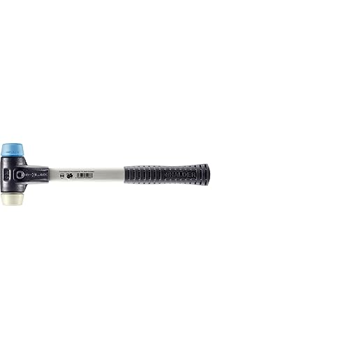 Simplex Schonhammer, TPE-soft / Nylon; mit verstärktem Tempergussgehäuse und Fiberglasstiel | D=30 mm | 3718.030 von HALDER