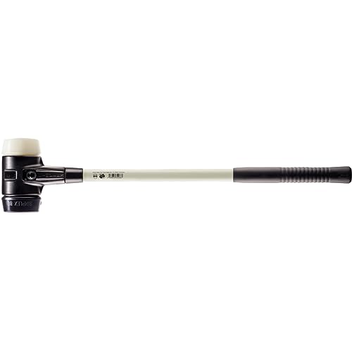 Simplex Vorschlaghammer, Gummikomposition / Nylon; mit verstärktem Tempergussgehäuse und Fiberglasstiel | D=80 mm | 3728.081 von HALDER