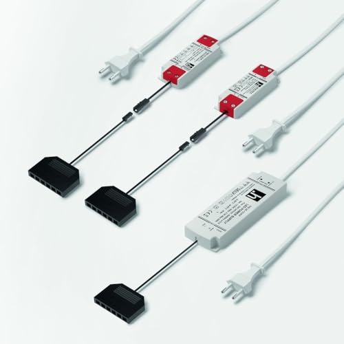 LED EVG 12VDC, 0-20W 200-240V,50/60Hz, 2m EFS von HALEMEIER