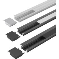 Halemeier Einbauprofil ChannelLine G2 black,darkL2m Alu-+ Abdeckprofil von HALEMEIER