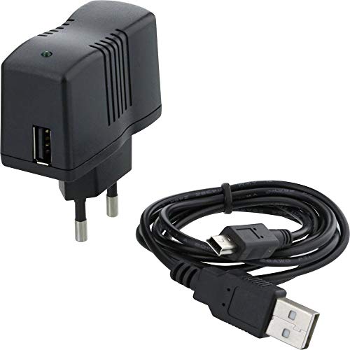 Ladegerät mit UBuchse 200-240V, 5VDC max. 500mA von HALEMEIER