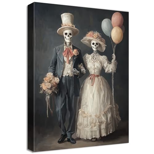 Halloween Braut und Bräutigam Leinwand Bilder Mit Rahmen Skelett Hochzeitskleider Fotos Bild Wandbilder Wandkunst Kunstdruck auf Leinwand Malerei Wohnzimmer Esszimmer Flur Party Bar Wanddekor 30x40cm Halloween Braut und Bräutigam Leinwand Bilder Mit Rahmen Skelett Hochzeitskleider Fotos Bild Wandbilder Wandkunst Kunstdruck auf Leinwand Malerei Wohnzimmer Esszimmer Flur Party Bar Wanddekor 30x40cm von HALFLEMART