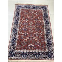 Handgemachte Feine Merino Wolle Serpme Rug.handmade Floral Teppich, Hohe Anzahl Von Geknoteten Detail-Design, Weiche Farbige Teppich 6, 1 X 3, 9 Füße von HALICIMUHAMMED