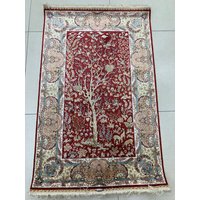 Handgemachte Feine Reine Natürliche Seide Ketke Baum Des Lebens Rug.fabuluous Arbeit, Form Und Farbe Kombination. Kunstwerk3, 9x2, 5 Füße Handgemachte Feine Reine Natürliche Seide Ketke Baum Des Lebens Rug.fabuluous Arbeit, Form Und Farbe Kombination. Kunstwerk3, 9x2, 5 Füße von HALICIMUHAMMED
