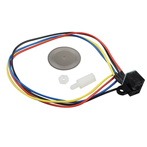 HALJIA Fotoelektrischer Encoder Tacho Generator Speed Sensor Kodiert Disc Code Laufrad für Freescale Smart Auto HALJIA Fotoelektrischer Encoder Tacho Generator Speed Sensor Kodiert Disc Code Laufrad für Freescale Smart Auto von HALJIA