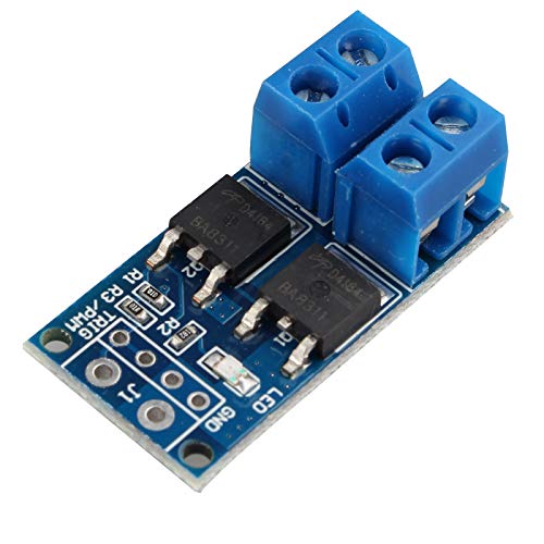 HALJIA 15A 400W DC 5V-36V Large Power Mosfet MOS FET Trigger Electronic Switch Driver Module PWM Regulator Control Panel for High-Power Equipment Motor LED Strip DC Motor Micro Pump Solenoid Valve HALJIA 15A 400W DC 5V-36V Large Power Mosfet MOS FET Trigger Electronic Switch Driver Module PWM Regulator Control Panel for High-Power Equipment Motor LED Strip DC Motor Micro Pump Solenoid Valve von HALJIA