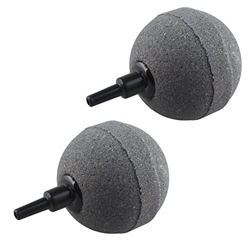 HALJIA 2 Stück 30 mm Aquarium-Ball, Luftblasen-Diffusor für Aquarium, Hydrokultur-Pumpe von HALJIA