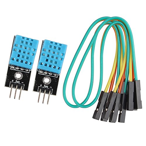 HALJIA 2 Stück Sensor-Modul für Temperatur und Luftfeuchtigkeit Kompatibel mit Arduino HALJIA 2 Stück Sensor-Modul für Temperatur und Luftfeuchtigkeit Kompatibel mit Arduino von HALJIA