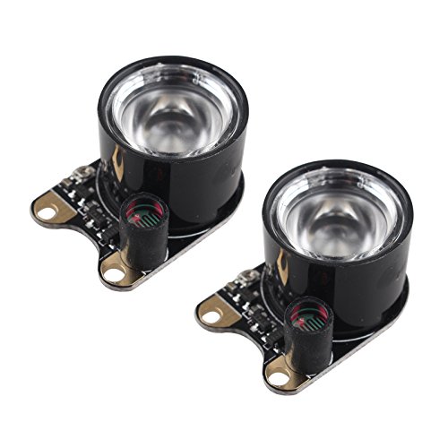 HALJIA 2 Stücke Infrarot-LED-Licht 3 W High Power 850 IR LED Infrarot Modul mit verstellbarem Widerstand Kompatibel mit Raspberry Pi Kamera Night Vision HALJIA 2 Stücke Infrarot-LED-Licht 3 W High Power 850 IR LED Infrarot Modul mit verstellbarem Widerstand Kompatibel mit Raspberry Pi Kamera Night Vision von HALJIA