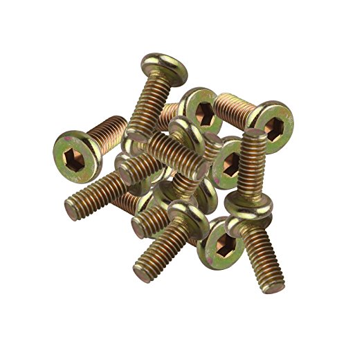 HALJIA 20 Stück M6 x 15 mm Möbelschraube Kinderbettschraube Schraube Flachkopf-schrauben HALJIA 20 Stück M6 x 15 mm Möbelschraube Kinderbettschraube Schraube Flachkopf-schrauben von HALJIA