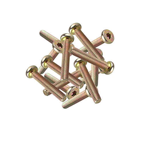 HALJIA 20 Stück M6 x 35 mm Möbelschraube Kinderbettschraube Schraube Flachkopf-schrauben HALJIA 20 Stück M6 x 35 mm Möbelschraube Kinderbettschraube Schraube Flachkopf-schrauben von HALJIA