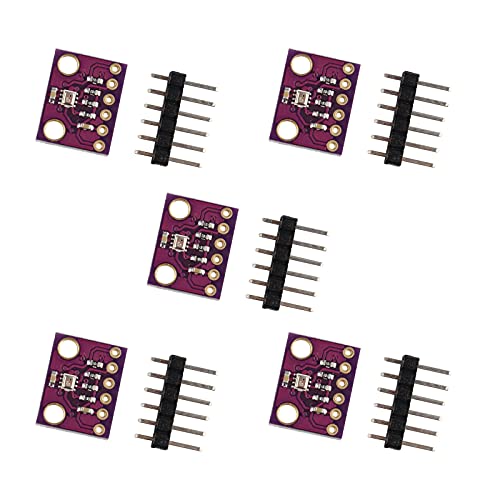 HALJIA 5 Stück GY-BMP280 Barometrischer Sensor für Luftdruckmessung, GY-BMP280-3.3 Hochpraezises Atmosphaerendruck-Sensormodul Kompatibel mit Arduino von HALJIA