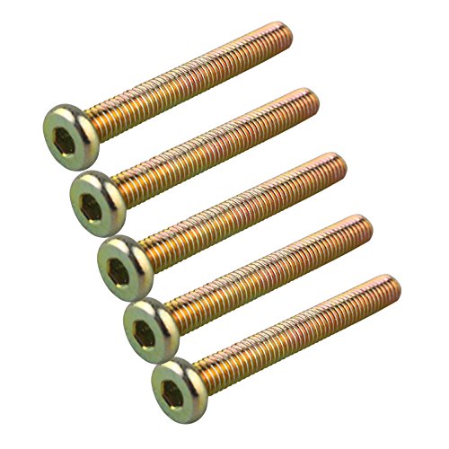 HALJIA 5 Stück M6 x 50 mm Möbelschraube Kinderbettschraube Schraube Flachkopf-schrauben HALJIA 5 Stück M6 x 50 mm Möbelschraube Kinderbettschraube Schraube Flachkopf-schrauben von HALJIA