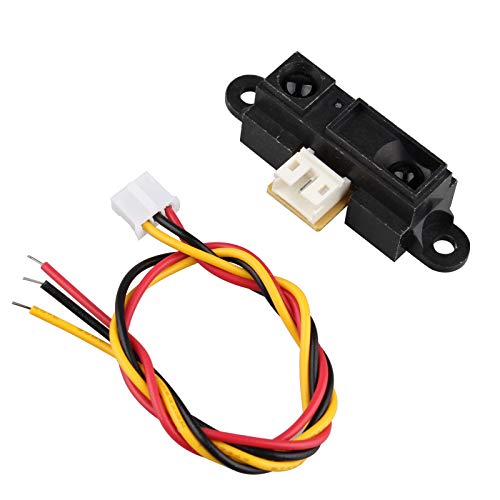 HALJIA GP2Y0A21YK0F IR-Analog-Entfernungssensor, 10-80 cm, Erkennungsdistanz-Sensor, IR-Infrarot-Reichweiten-Sensor-Modul mit Kabel HALJIA GP2Y0A21YK0F IR-Analog-Entfernungssensor, 10-80 cm, Erkennungsdistanz-Sensor, IR-Infrarot-Reichweiten-Sensor-Modul mit Kabel von HALJIA