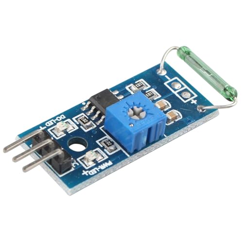 HALJIA - Reed-Sensor-Modul, Magnetron-Modul, Reed-Schalter, Magswitch Kompatibel mit Arduino HALJIA - Reed-Sensor-Modul, Magnetron-Modul, Reed-Schalter, Magswitch Kompatibel mit Arduino von HALJIA