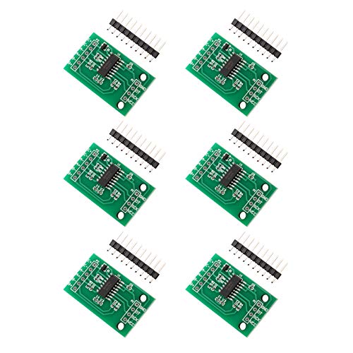 HALJIA HX711 Gewichtsdrucksensor Modul, 24-bit, Präzisions-AD-Modul, Dual-Channel-Wägezelle Kompatibel mit Arduino DIY von HALJIA