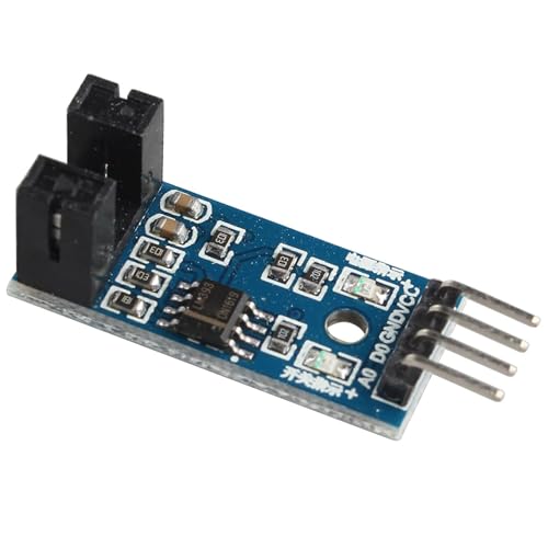 HALJIA LM393 Komparator Speed Sensor Erkennungsmodul LM393 Chip Slot Motor Messung Kompatibel mit MCU ARM Arduino von HALJIA