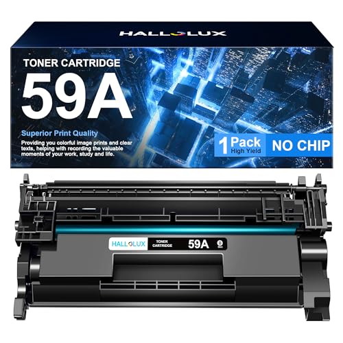 HALLOLUX 59A(CF259A) Toner Kompatibel für HP 59A Toner 59X CF259X CF259A Toner für HP Laserjet Pro M404dw M404 M404dn M404n M304a M304 Laserjet Pro MFP M428fdw M428 M428fdn M428dw (1 Schwarz) von HALLOLUX