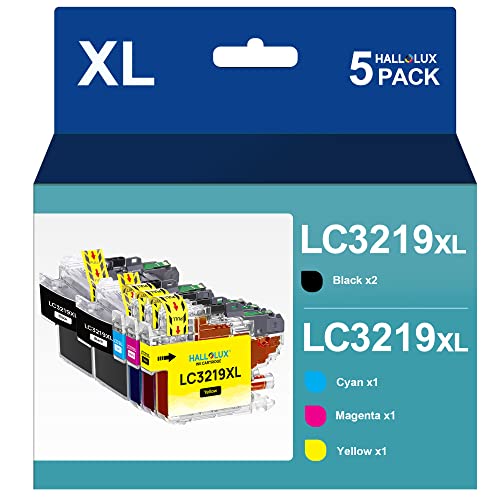 HALLOLUX LC3219XL Druckerpatronen Ersatz für Brother LC3219 XL LC3217 Patronen für Brother MFC-J5330DW MFC-J5730DW MFC-J6530DW MFC-J6930DW MFC-6935DW MFC-J5335DW von HALLOLUX