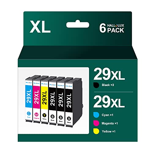 29XL Druckerpatronen XP-352 XP-342 Patronen für Epson 29XL 29 XL Tintenpatronen Multipack für Epson xp-342 XP-352 XP-245 XP-257 XP-247 XP-332 XP-442 XP-452 XP-445 XP-235 XP-435 XP-345 Drucker 6er-Pack von HALLOLUX