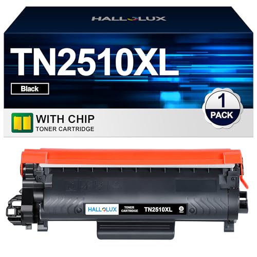 TN2510 TN2510XL Tonerkartusche Kompatibel für Brother TN-2510 Toner für TN-2510XL Brother MFC-L2835DW Toner HL-L2400DW HL-L2400DWE DCP-L2620DW DCP-L2627DW MFC-L2800DW MFC-L2827DW (1 Schwarz, 1er-Pack) von HALLOLUX