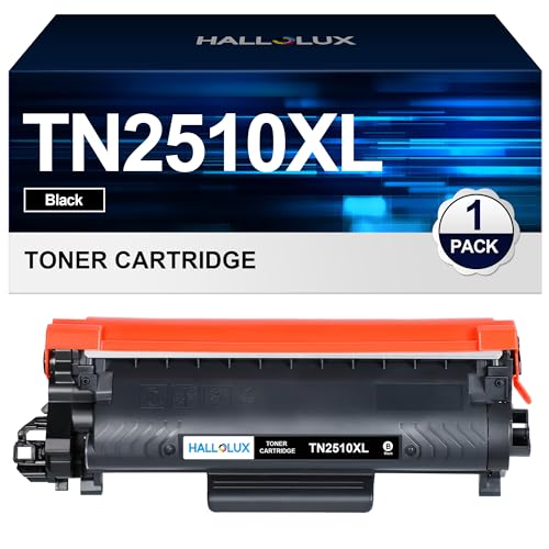 TN2510 TN2510XL Tonerkartusche Kompatibel für Brother TN-2510 Toner für TN-2510XL Brother MFC-L2835DW Toner HL-L2400DW HL-L2400DWE DCP-L2620DW DCP-L2627DW MFC-L2800DW MFC-L2827DW (1 Schwarz, 1er-Pack) von HALLOLUX