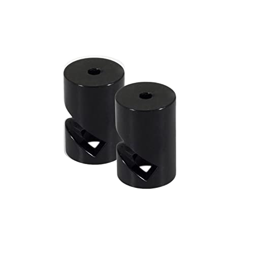 HALOTEC | 2er Set Schwarzer dezentraler Halter | Wand- oder Deckenlampen | Sichere V-Haken Befestigung | Für Kabel bis zu 8mm Durchmesser | Einfache Montage inklusive Schrauben und Dübel HALOTEC | 2er Set Schwarzer dezentraler Halter | Wand- oder Deckenlampen | Sichere V-Haken Befestigung | Für Kabel bis zu 8mm Durchmesser | Einfache Montage inklusive Schrauben und Dübel von HALOTEC