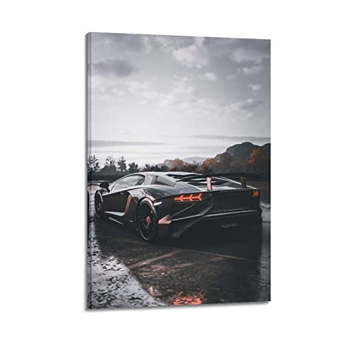 HALOUB Supercar Poster für Lamborghini Aventador Sportauto, dekoratives Gemälde, Leinwand, Wand- und Kunstbild, Familien-Schlafzimmer, 30 x 45 cm von HALOUB