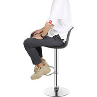 2er Barhocker Set Kunstleder höhenverstellbar Barstuhl, Tresenhocker, Barsessel, Hocker Schwarz 2er Barhocker Set Kunstleder höhenverstellbar Barstuhl, Tresenhocker, Barsessel, Hocker Schwarz von HALOYO