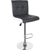 Haloyo - 2er Set Barhocker Barstuhl Tresenhocker mit Lehne Stuhl drehbar Chrom Hocker Bar von HALOYO