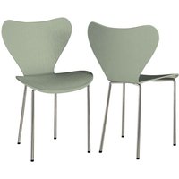 2er Set Esszimmerstuhl Küchenstuhl aus Kunststoff für den Heim- und Bürogebrauch Grün 2er Set Esszimmerstuhl Küchenstuhl aus Kunststoff für den Heim- und Bürogebrauch Grün von HALOYO