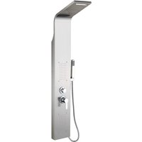 Haloyo - 4 in 1 Regendusch System Duschset ®,Duschsäulen aus Edelstahl,Duschpaneel Duschset,Regenduscharmaturen,Edelstahlfarbe von HALOYO