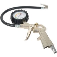 Druckluft Reifenfüller Hebelstecker Reifenfüllgerät Reifen-Druckprüfer 0-16 bar von HALOYO