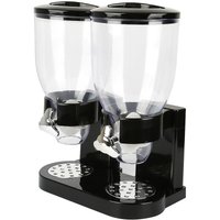 Getreidespender Müslispender, Cornflakes Spender, Cerealienspender, Schwarz von HALOYO