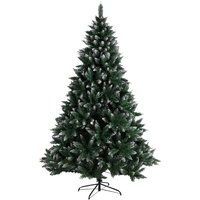 Haloyo® Grüner Weihnachtsbaum, künstlicher Weihnachtsbaum, 120 cm, mit Ornamenten, Dekoration für Weihnachtsfeier von HALOYO