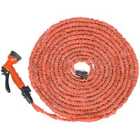 Haloyo - 100FT Flexibler Gartenschlauch 30m Wasserschlauch dehnbarer Orange Flexischlauch von HALOYO