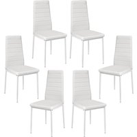 Haloyo - 6tlg set Esszimmerstühle Stuhl Küchenstuhl Esszimmerstuhl Wohnzimmerstühle Weiß Haloyo - 6tlg set Esszimmerstühle Stuhl Küchenstuhl Esszimmerstuhl Wohnzimmerstühle Weiß von HALOYO
