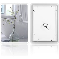 Haloyo - Badspiegel lcd Badezimmerspiegel Lichtspiegel Wandspiegel 5070 cm Kaltes Weiß abgerundete Ecke 4mm Haloyo - Badspiegel lcd Badezimmerspiegel Lichtspiegel Wandspiegel 5070 cm Kaltes Weiß abgerundete Ecke 4mm von HALOYO