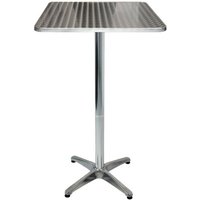 Gartentisch Bistrotisch Alutisch Gartenmöbel Tisch 6060cm wetterfest Edelstahl Gartentisch Bistrotisch Alutisch Gartenmöbel Tisch 6060cm wetterfest Edelstahl von HALOYO