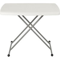 Klapptisch, Schreibtisch 76x50x74cm Bürotisch Tisch Klappbar weiß von HALOYO