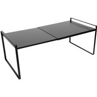 Küchenregal, Gewürzregal erweiterbares Aufbewahrungsregal, Küchen-Organizer, Badezimmer, Länge verstellbar, 36-60 x 21 x 18 cm, Tragfähigkeit 10 kg Küchenregal, Gewürzregal erweiterbares Aufbewahrungsregal, Küchen-Organizer, Badezimmer, Länge verstellbar, 36-60 x 21 x 18 cm, Tragfähigkeit 10 kg von HALOYO