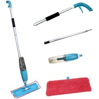 Haloyo - Spray Mop Sprayer, Mikrofaser-Mop mit Sprayer,Blau von HALOYO