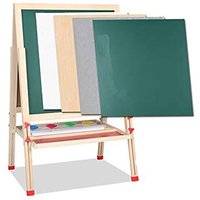 Haloyo - Kindertafel Standtafel Whiteboard und KreidetafelDoppelseitiges Zeichenbrett 57x55x148cm Haloyo - Kindertafel Standtafel Whiteboard und KreidetafelDoppelseitiges Zeichenbrett 57x55x148cm von HALOYO
